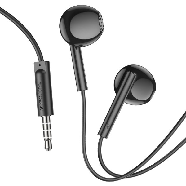 Casti Borofone BM76 Ocean universal with microphone [Black]