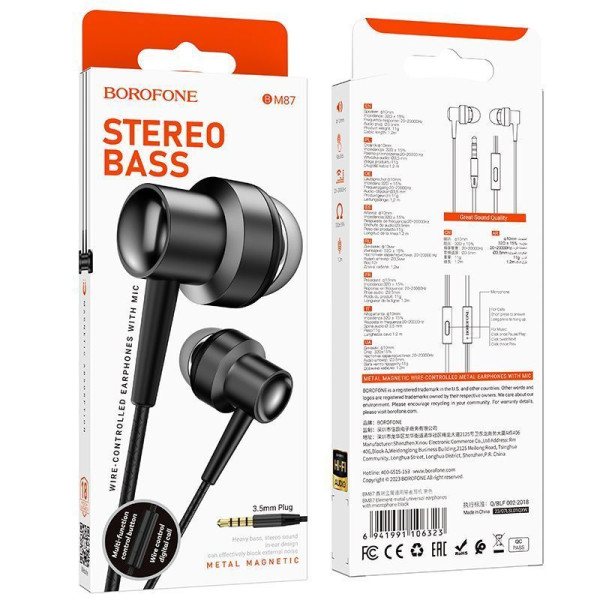 Casti Borofone BM87 Element [Black]