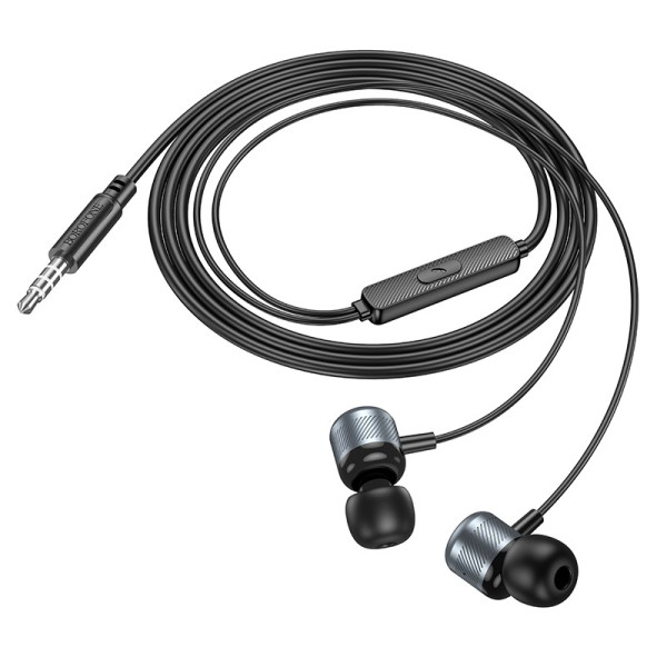 Casti Borofone BM93 Platino universal with microphone [Metal-Gray]