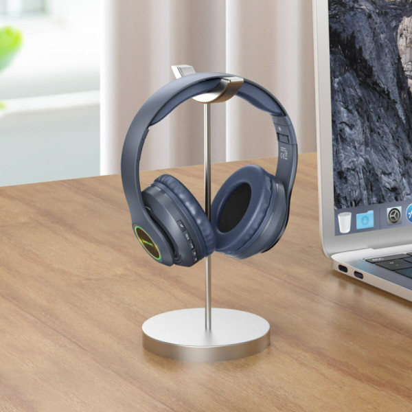 Casti wireless Borofone BO17 wireless headphones [Dark-Blue]