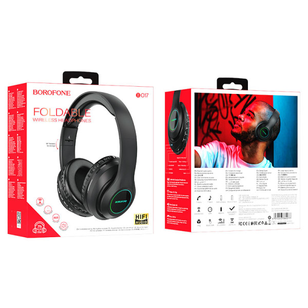 Casti wireless BO17 Foldable BO17 [Black]