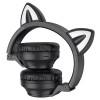 Casti Wireless Borofone BO18 Cat Ear BT headphones [Black]