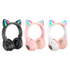 Наушники Wireless Borofone BO18 Cat Ear BT headphones [White]