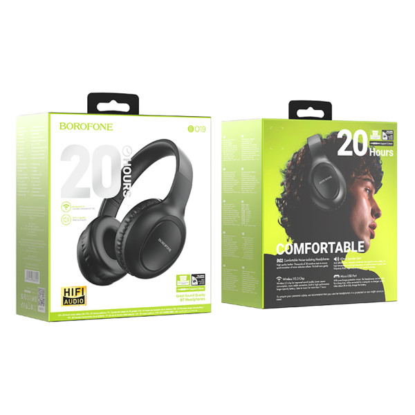 Casti Borofone BO19 Musique BT headphones [Black]