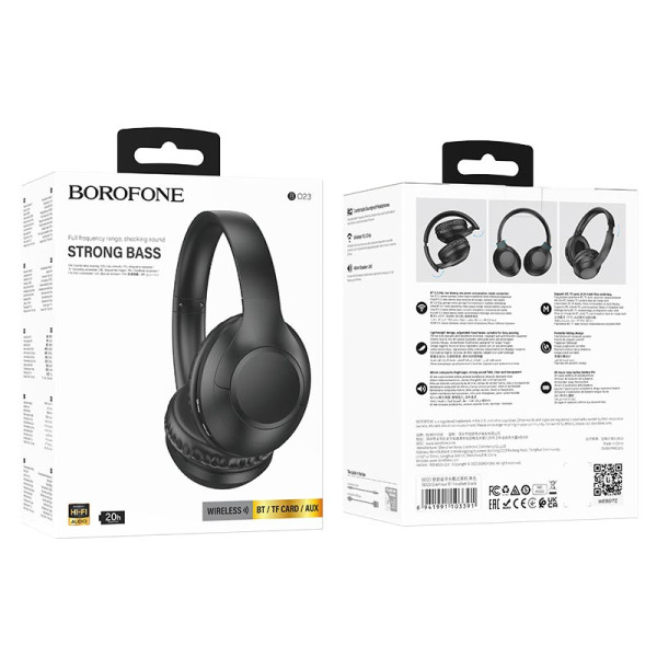 Casti Borofone BO23 Glamour BT [Black]
