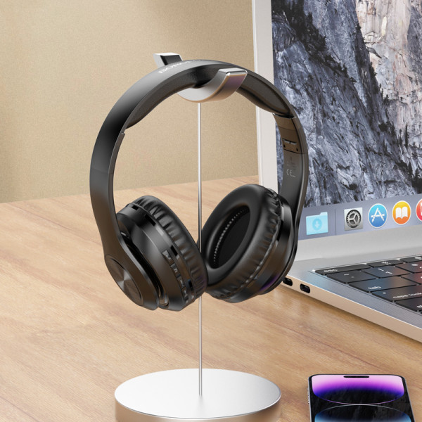 Наушники беспроводные Borofone BO24 Gratified BT headphones [Black]