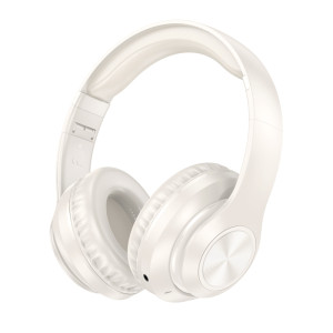 Casti wireless Borofone BO24 Gratified BT headphones [Milky-White]