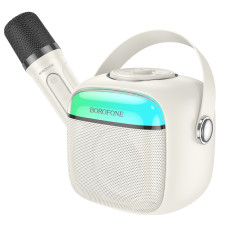 Boxa portabila Borofone BP15 Dazzling BT speaker with microphone [Milky-White]