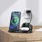 Incarcator wireless Borofone BQ10 3 in 1 (15W) [Black]