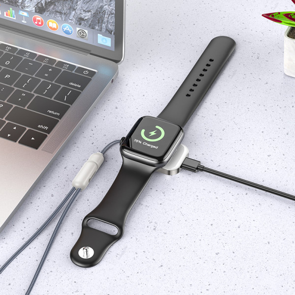 Incarcator wireless Borofone BQ25 for iWatch (2.5W) [Silver]