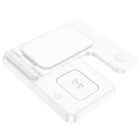 Беспроводная зарядка Borofone BQ26 Best 3-in-1 wireless fast charger [White]