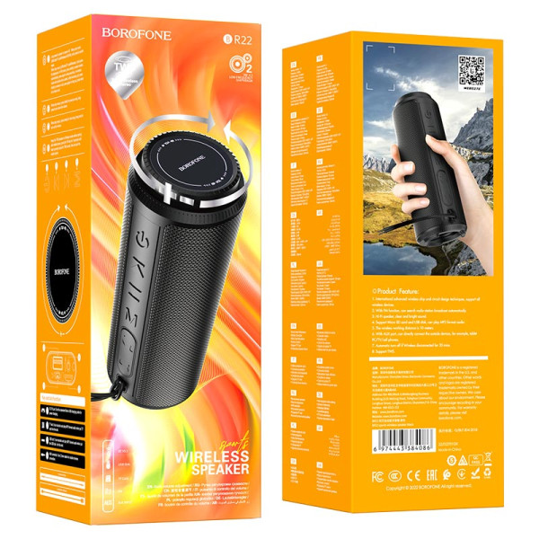 Портативная Колонка Borofone BR22 Sports wireless speaker [Black]