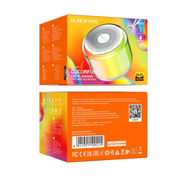 Boxa portabila Borofone BR28 Joyful sports BT speaker [Grey]