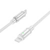 Cablu Borofone BU40 Advantage 60W charging data cable Type-C to Type-C [Grey]