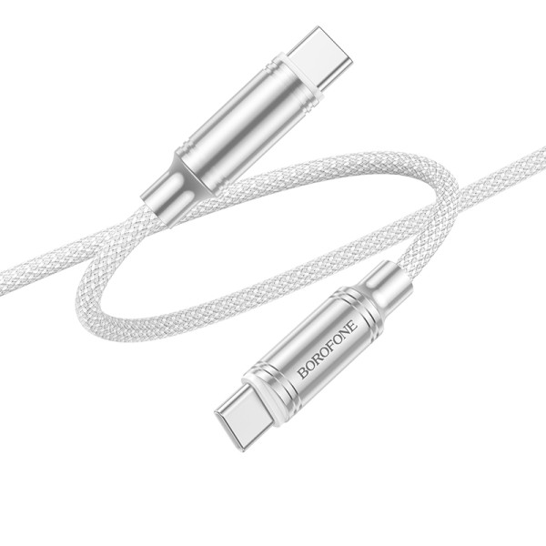 Cablu Borofone BU40 Advantage 60W charging data cable Type-C to Type-C [Grey]
