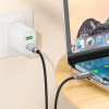 Cablu Borofone BU40 Advantage 60W charging data cable Type-C to Type-C [Grey]