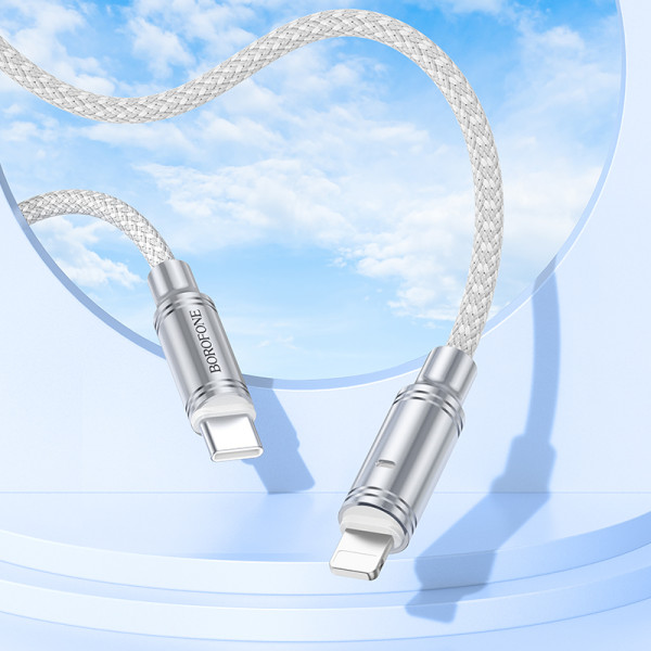Cablu Borofone BU40 Advantage PD charging data cable iP [Grey]
