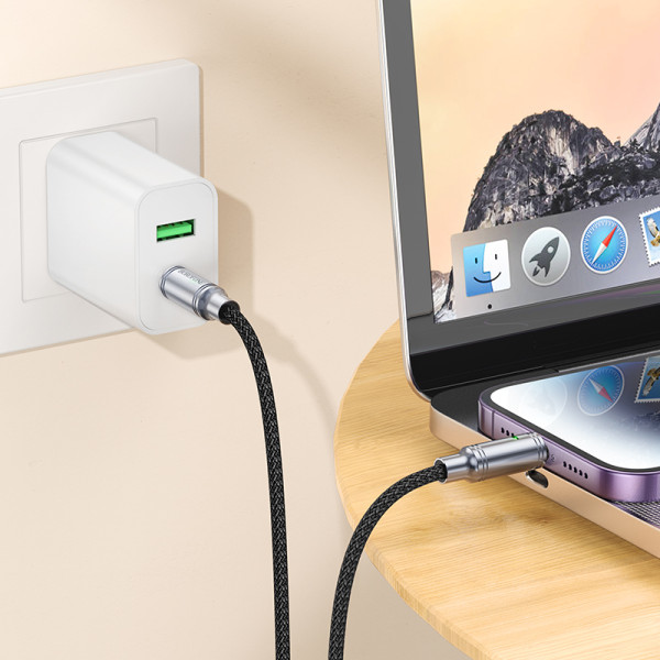 Cablu Borofone BU40 Advantage PD charging data cable iP [Grey]