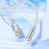 Кабель Borofone BU40 Advantage charging data cable iP [Grey]