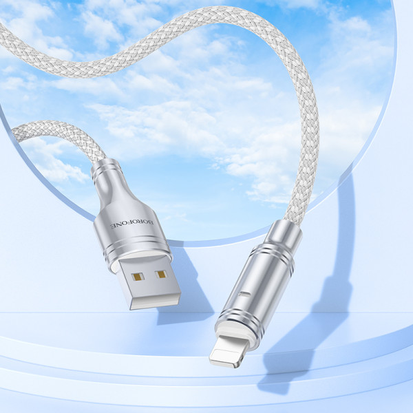 Кабель Borofone BU40 Advantage charging data cable iP [Grey]