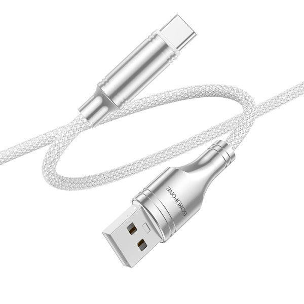 Cablu Borofone BU40 Advantage charging data cable Type-C  [Grey]