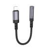 Adapter Borofone BV24 Graceful digital audio converter cable iP to 3.5mm [Metal Grey]