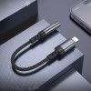 Adapter Borofone BV24 Graceful digital audio converter cable iP to 3.5mm [Metal Grey]