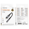 Adapter Borofone BV24 Graceful digital audio converter cable iP to 3.5mm [Metal Grey]