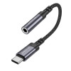 Adapter Borofone BV24 Graceful digital audio converter cable Type-C to 3.5mm [Metal Grey]