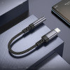 Adapter Borofone BV24 Graceful digital audio converter cable Type-C to 3.5mm [Metal Grey]
