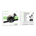 Наушники беспроводные Borofone BW37 Amused true wireless ENC noise reduction BT headset [Black]