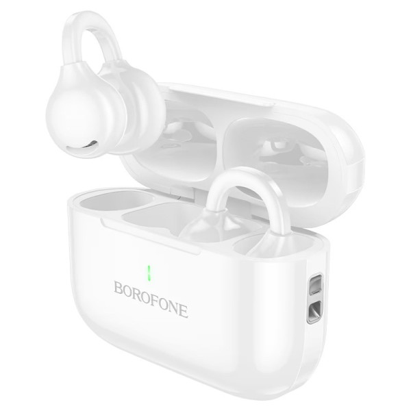 Casti Borofone BW95 Cancion clip-on true wireless BT headset [White]