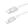 Cablu Borofone BX101 Creator PD charging data cable iP (1m) [White]