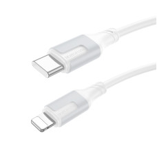 Cablu Borofone BX101 Creator PD charging data cable iP (1m) [White]