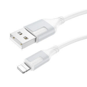 Cablu Borofone BX101 Creator charging data cable iP (1m) [White]