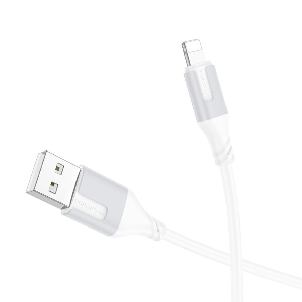 Cablu Borofone BX101 Creator charging data cable iP (1m) [White]