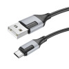 Cablu Borofone BX101 Creator charging data cable Micro USB (1m) [Black]
