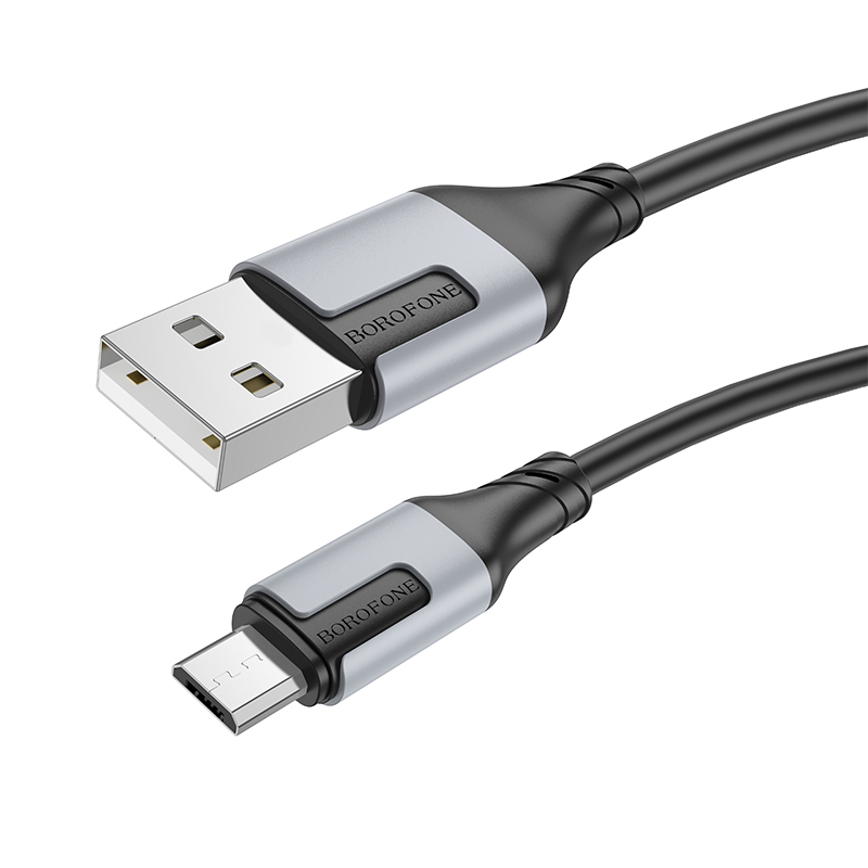 Кабель Borofone BX101 Creator charging data cable Micro USB (1m) [Black]