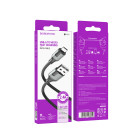 Кабель Borofone BX101 Creator charging data cable Micro USB (1m) [Black]