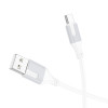 Cablu Borofone BX101 Creator charging data cable Type-C (1m) [White]
