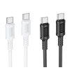 Cablu Borofone BX111 Feliz 60W charging data cable C to C [White]
