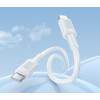 Cablu Borofone BX111 Feliz 60W charging data cable C to C [White]