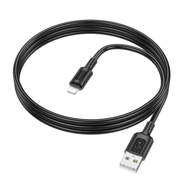 Cablu Borofone BX111 Feliz charging data cable iP [Black]