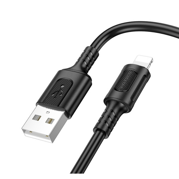 Cablu Borofone BX111 Feliz charging data cable iP [Black]
