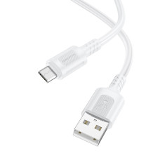 Cablu Borofone BX111 Feliz charging data cable Micro [White]