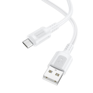 Cablu Borofone BX111 Feliz charging data cable Micro [White]