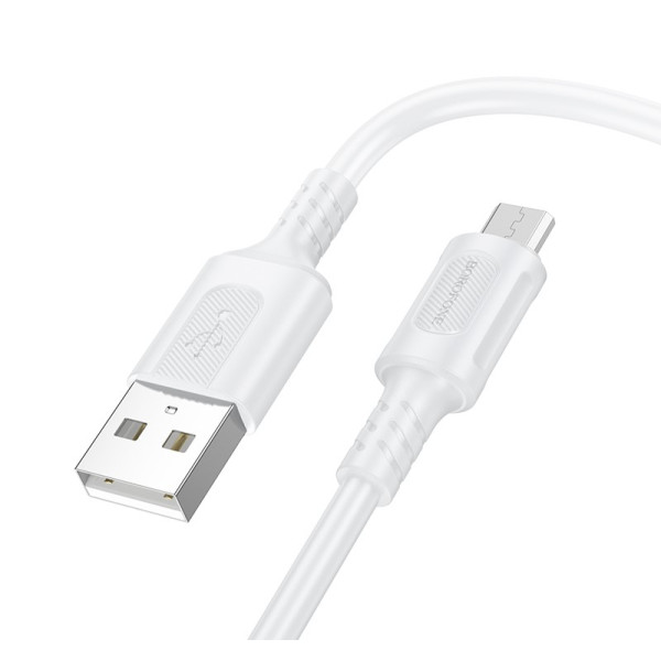 Кабель Borofone BX111 Feliz charging data cable Micro [White]