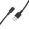 Cablu Borofone Borofone BX113 Lenny silicone charging data cable IP (L=1M) [Black]