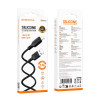 Cablu Borofone Borofone BX113 Lenny silicone charging data cable IP (L=1M) [Black]