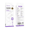 Cablu Borofone Borofone BX113 Lenny silicone charging data cable Micro (L=1M) [White]